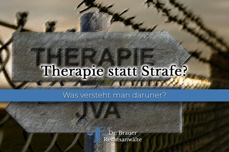Therapie statt Strafe?
