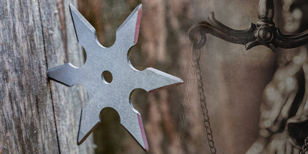 Wurfsterne Sind Wurfsterne nach dem Waffengesetz verboten?