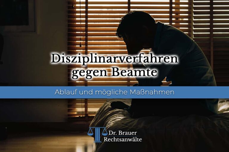 Disziplinarverfahren gegen Beamte Ablauf und mögliche Disziplinarmaßnahmen