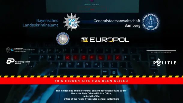 Sperrbanner KidFlix - LKA Bayern